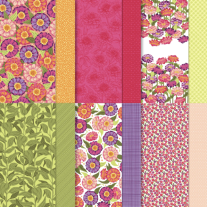 Flowering Zinnias Designer Series Paper